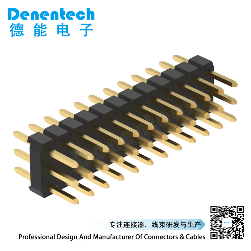 Denentech  2.0mm pin header triple row straight